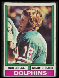 1974 Topps 200 Bob Griese VG - Bild 1 von 2
