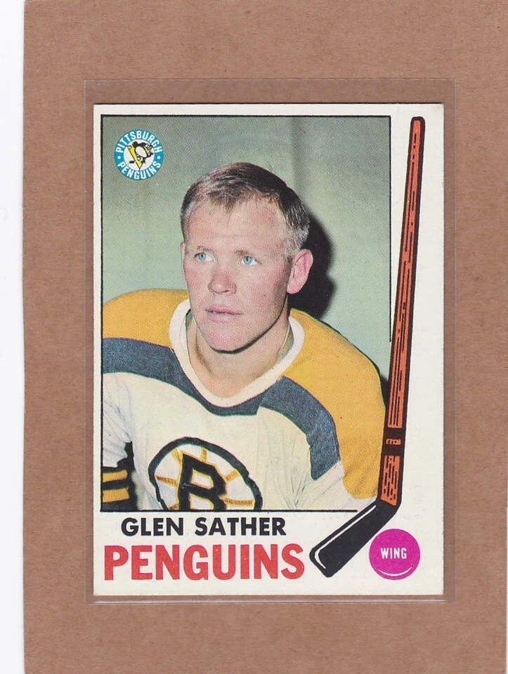 1969-70 TOPPS HOCKEY GLEN SATHER #116 PENGUINS EX+ *A28211 - Image 1 of 1