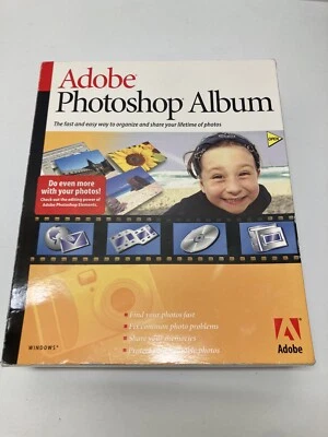 Adobe Photoshop Elements 2.0 Plus Photoshop Album 2.0 Set for PC - Image 1 of 4