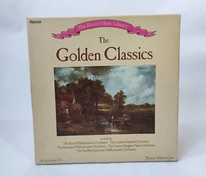 The Ronco Music Library - The Golden Classics - 3-Disc Vinyl Record Box Set - Picture 1 of 10