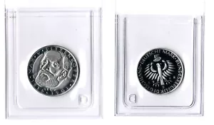 xxx BRD 5 Mark 1968 D Pettenkofer Gedenkmünze in Plastikhülle Polierte Platte - Bild 1 von 1