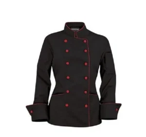 Chef Jacket Women Double Breasted Coat Restaurant Food Service Uniform - Bild 1 von 8