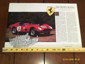 1959 FERRARI 250 TESTA ROSSA - ORIGINAL 1991 ARTICLE - Picture 1 of 3