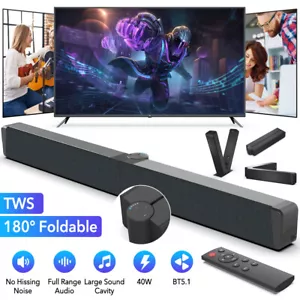 Bluetooth-Lautsprecher Soundbar für TV 3D Surround SoundSystem mit Fernbedienung - Bild 1 von 19