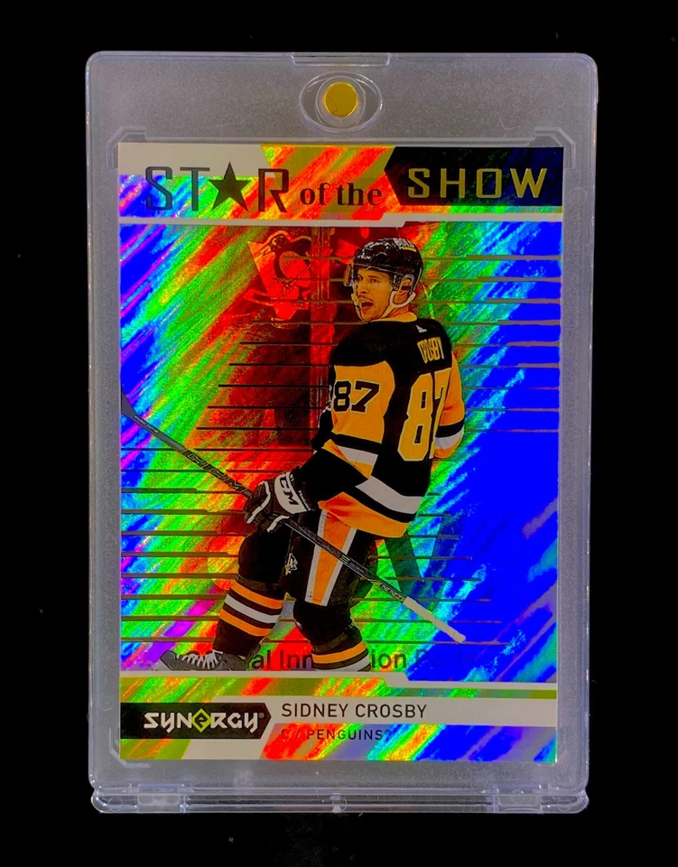 SIDNEY CROSBY REFRACTOR DE CHOQUE SP Inserto Lazer Holo No Automático - PINGÜINOS Foto 1 de 4