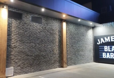 Slate Blue Brick slips BrickTile BrickCladding WallCladding SAMPLE - Image 1 of 4