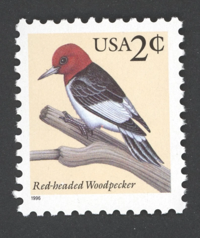 1996 US Scott #3032,  2c Red Headed Woodpecker MNH - Image 1 of 1