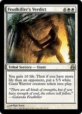 Morningtide Feudkiller's Verdict x4 Magic The Gathering NM