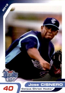 2012 Corpus Christi Hooks Grandstand #8 Jose Cisnero Dominican Republic DR Card - Picture 1 of 2