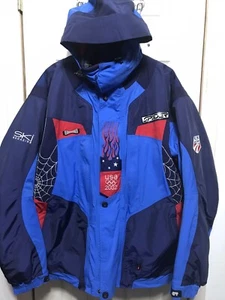 Very Rare Vintage 2002 Spyder US Ski Team “Spiderman” Jacket Mens Size Large - Picture 1 of 12