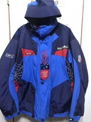 Very Rare Vintage 2002 Spyder US Ski Team “Spiderman” Jacket Mens Size Large - Image 1 of 4
