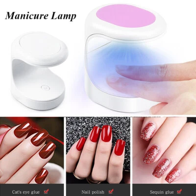 9W Mini Tragbare Uv-Led-Lampe Usb-Aufladung Gel-Nagellack-Härtungsmaschine ♩ - Bild 1 von 4