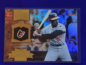 2013 Topps Chasing History Insert Holofoil Gold #CH-21 Frank Robinson Orioles - Picture 1 of 2