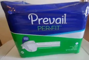 Prevail Per-Fit Adult Briefs LARGE PF-013 Maximum Absorbency 18-Count Diapers - Picture 1 of 2