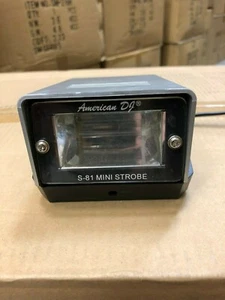 American DJ Model S-81 Mini Strobe Light Fixture, New - Picture 1 of 5