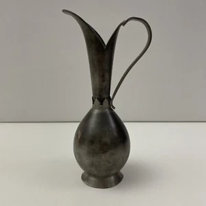 Mini jarrón/jarra Haugrud 16 cm de peltre - C 10 - 166 - Noruega - vintage - Imagen 1 de 10