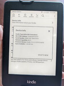 亚马逊Kindle Paperwhite (6th Generation) Wi-Fi 平板电脑和电子书 