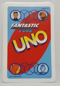 Fantastic Four Uno 112 Card Game Special Edition Rare Set Mattel 2005 Marvel - Picture 1 of 6