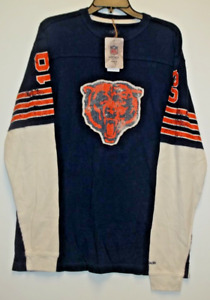 NFL Chicago Bears Long Sleeve Vintage Style Reebok Shirt - Size Large - New