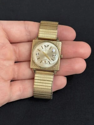 Vintage Bulova 10CH Men’s 17J Swiss Art Deco Diamond Dial Watch - Repair - RARE - Image 1 of 4