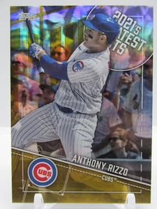Anthony Rizzo - 2022 Topps Series 1 - 2021's Greatest Hits GOLD - SP SN /75 - Picture 1 of 2