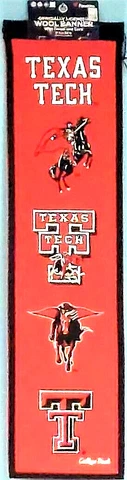 Texas Tech Red Raiders College Vault Evolution Wool Banner New Fanatics Cover