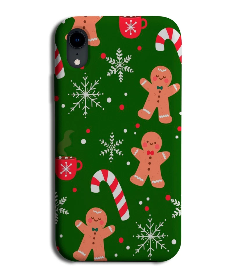 Green Christmas Pattern Phone Case Cover Design Patterning Patterned Xmas N835 — 第 1/1 张图片