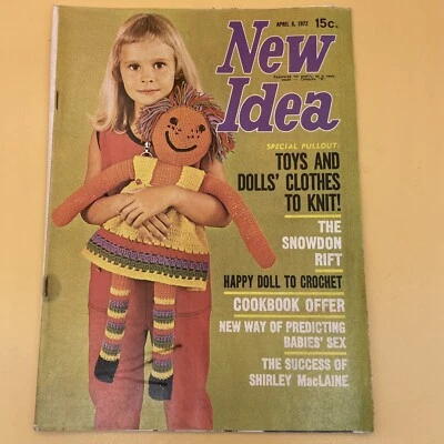 New Idea Magazine 8 April 1972 Australia Vintage - Image 1 of 4