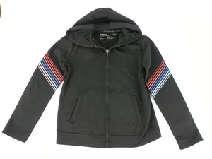 Sudadera negra con capucha y cremallera Sports Illustrated para niños, talla L (14/16) - Imagen 1 de 6