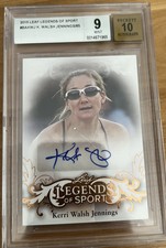 2015 Leaf Legends of Sport Kerri Walsh Autograph Graded 9 (10 Auto) Beckett