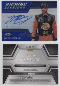 2018 Certified Signing Sessions Blue /15 Martin Truex Jr #SS-MT Auto