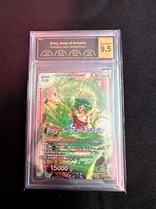 Dragon Ball Card Game-BROLY,SURGE OF BRUTALITY -GEM MINT 9.5- PR - Picture 1 of 2
