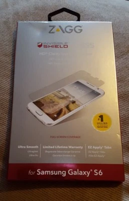 Zagg InvisibleShield Glass for Samsung Galaxy S6 - HD Clarity Screen Protector - Image 1 of 4
