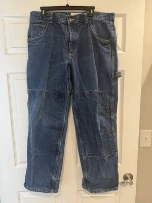 Vintage CC Filson Jeans Men's 36x30 Double-Front Denim Blue Jeans - Image 1 of 4
