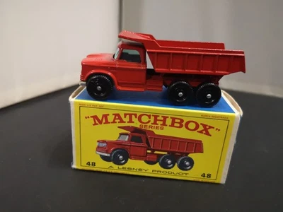 B822-MATCHBOX LESNEY No48C DODGE DUMPER TRUCK AND BOX - Image 1 of 4