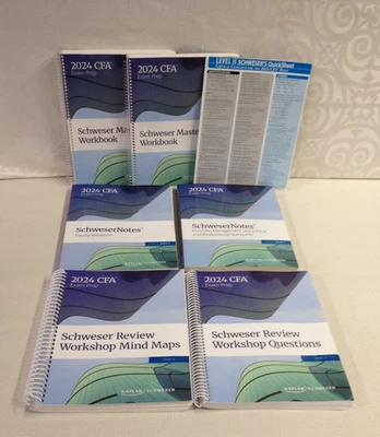 Kaplan Schweser CFA Level II - 2024 - Exam Prep -Workbooks - Masterclass - Notes - Image 1 of 3