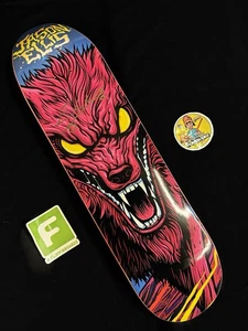 RARE SIGNED Jason Ellis Limited Edition Wolf Tim Baron Skateboard Deck AUTOGRAPH - Picture 1 of 9