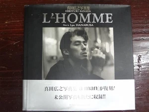 Hiroyuki Sanada Photo Book L'HOMME Photo by Lyu Hanabusa Rare 1992 - Imagen 1 de 8