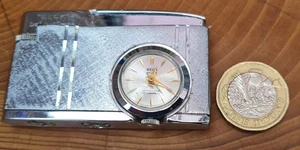 Seltenes BECK Deluxe SWISS High End Kombi Feuerzeug 17 Juwelen Uhrwerk Near Mint. - Bild 1 von 9