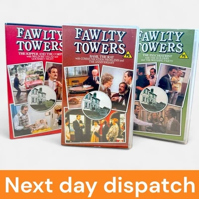 Fawlty Towers VHS Set BBC Video John Cleese Classic Comedy Series Lot PG - Image 1 of 4