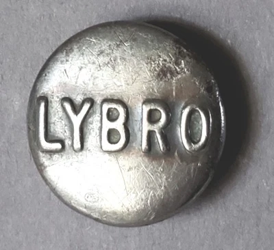 Bb LYBRO Old British OVERALL BUTTON Iron small - Image 1 of 2