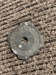 Vintage WEBSTER CHICAGO CORPORATION Metal 7” 45 RPM Vinyl Record Adapter - Picture 1 of 2