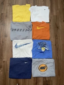 Lot of 8 Nike Shirts Mens Mixed Sizes The Nike Tee Graphic T-Shirts Vintage 90s - Picture 1 of 4
