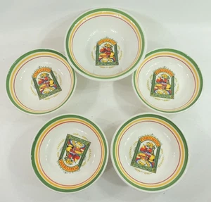Vintage Italian 5 piece Pasta Bowl Set by Ter Ci For Himark PORTOFINO - Picture 1 of 7