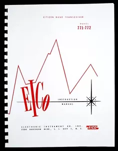 EICO Model 771 772 Citizen Band Transceiver Instruction Manual - Picture 1 of 1