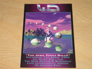 WORLD DANCE - APRIL FOOLS BALL - LYDD - LUV DUP - 1995 RAVE CLUB FLYER (A5S) - Imagen 1 de 2