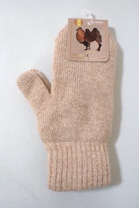 Camel Wollmischung, Fäustlinge Handschuhe, Unisex bequem Made in Mongolia - Bild 1 von 5