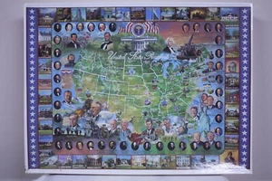 White Mountain Puzzles 1000 Piece Jigsaw United States Presidents 12458 - Picture 1 of 2