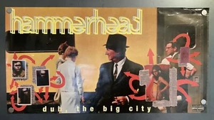 Vintage 90s HAMMERHEAD Duh, The Big City Poster 22x12 Noise Rock Amphetamine - Picture 1 of 5