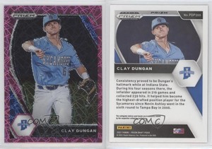 2021 Panini Prizm Draft Picks Pink Velocity Prizm Clay Dungan #PDP209
